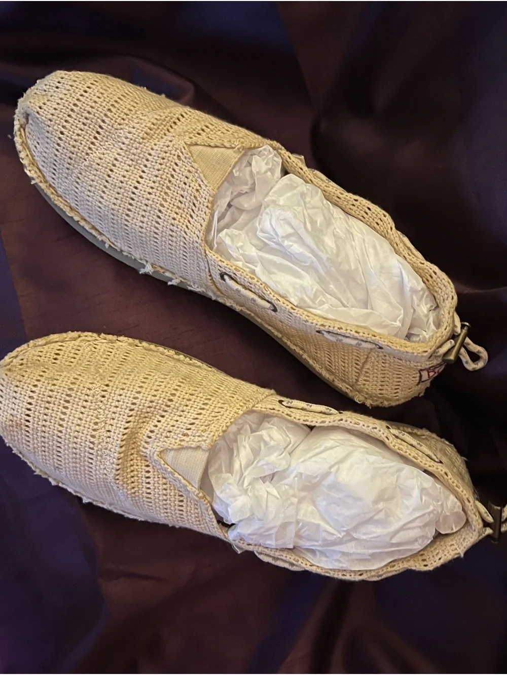BOBS from Skechers Beige Crochet Espadrilles